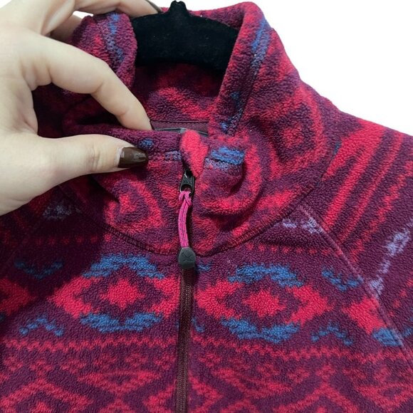 Eddie Bauer Half Zip Pullover Aztec(?) Size Medium - Picture 4 of 7